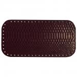 Дно для сумки 15 х 30 см. Бордо (питон)