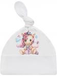 Шапочка с принтом "Единорожка"