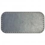 Дно для сумки 15 х 30 см. Синий (перламутр)