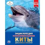 "УМКА". КИТЫ. ДЕЛЬФИНЫ И КОСАТКИ (ЭНЦИКЛОПЕДИЯ А4). ТВЕРДЫЙ ПЕРЕПЛЕТ. БУМАГА ОФСЕТНАЯ в кор.15шт