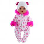 Зимний прогулочный комбинезон Снежинки для куклы Baby Born ростом 43 см