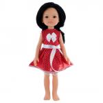 Платье в горох для кукол Paola Reina 32 см