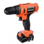 ЕРМАК Дрель-шуруповерт, аккум.ДША-12C, 12 В,1,3Ач,Li-Ion,0-650об/мин,18+1 Нм,10мм(з/у3-5ч),подсветка