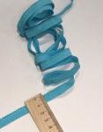 Бельевая резинка ажурная CP-1098 яркая бирюза-10 мм (50 м)