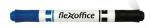МАРКЕР ДЛЯ ДОСОК FLEXOFFICE ДВУСТОРОННИЙ 2,5ММ СИНИЙ/ЧЕРНЫЙ