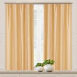 Комплект портьер для кухни Жаккард Бамбук золото 135*180*2 шт.