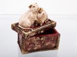 Шкатулка декоративнаяМышки-хранители сокровищ 13*8*15см (уп.1/18шт.)