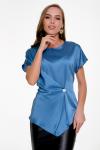 Блуза Шелковая волна (голубой перламутр) Б11-212
