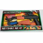 АВТОМАТ ИГРАЕМ ВМЕСТЕ, СВЕТ+ЗВУК, РУСС. ЧИП, УДОСТОВЕРЕНИЕ В РУСС. КОР. 43,6*3,8*16,7СМ в кор.2*24шт