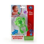 ЗАВОДНАЯ ИГРУШКА "УМКА" ЛЯГУШКА НА КАРТ. (РУСС. УП.) в кор.2*120шт