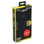 FORZA Аккумулятор мобильный беспроводной, 8000 мАч, 2USB, 2А, прорезиненный, пластик, черный