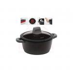 Кастрюля с антипригарным покрытием, с крышкой, 20 см/2,4 л, NADOBA, серия DARA