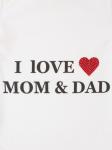 Боди I Love Mom and Dad