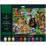 Картина по номерам Greenwich Line "Котята" А3, с акриловыми красками, картон, европодвес, KT_22583