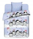 Комплект постельного белья "Зимние забавы" бязь хлопок 100%