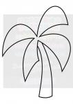 Трафарет  "Пальма" А6