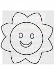 Трафарет  "Солнышко" А6