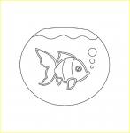 Набор трафарет-магнитов "Аквариум" 1 шт. в наборе