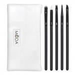 Royal & Langnickel  Moda PPO GRAPHIC EYE KIT. Набор кистей для графического макияжа глаз в чехле.