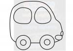 Трафарет  "Машинка" А6