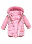 Куртка (СИНТЕПУХ) для девочки ясельного возраста, утепленная, на хлопковой подкладке - зима