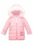 Куртка (СИНТЕПУХ) для девочки ясельного возраста, утепленная, на хлопковой подкладке - зима