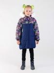 Пальто для девочки дошкольной группы, утеплённое, на флисовой подкладке - зима