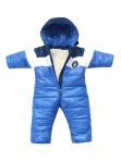 Комбинезон для мальчика ясельной группы, утепленный,на притачном меху - зима