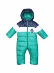 Комбинезон для мальчика ясельной группы, утепленный,на притачном меху - зима
