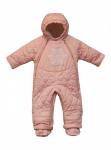 Комбинезон- трансформер для девочки ясельного возраста, утепленный, на притачном меху - зима