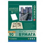 Фотобумага для струйной печати САМОКЛЕЯЩАЯСЯ А4, 90 г/м2, 25 листов, матовая, LOMOND, 2210003