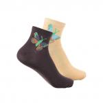 Носки женские «Укороченные бабочка» №3ж