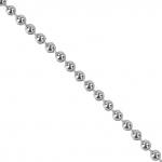 Бусы елочные ЗОЛОТАЯ СКАЗКА, диаметр 4 мм, длина 2,7 м, серебристые, 591138