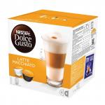 Капсулы для кофемашин NESCAFE Dolce Gusto Latte Macchiato,нат.кофе 8шт*6,5г,мол.кап8шт*17,8г,5219838