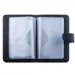 Визитница/кредитница однорядная GALANT "Ritter" на 24 карты, под гладкую кожу, застежка, черн,235400