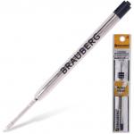 Стержень шариковый BRAUBERG, тип PARKER, металлический, 98 мм, линия 0,5 мм, подвес, черный, 170200