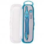 Готовальня BRAUBERG "Modern", 2 предмета: циркуль 135мм, грифель, пенал с подвесом, 210662