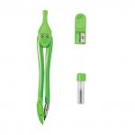 Готовальня BRAUBERG "Modern", 3 предмета: циркуль 135мм, точилка, грифель, пенал с подвесом, 210663