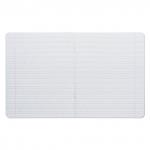 Тетрадь 12л. BRAUBERG ЭКО "5-КА", косая линия, обложка плотная мелованная бумага, ЗЕЛЕНАЯ, 104762