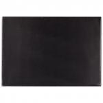 Коврик-подкладка настольный для письма (590х380мм), с прозрачным карманом, черный, BRAUBERG, 236774