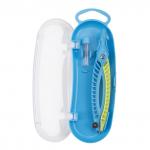 Готовальня ЮНЛАНДИЯ, 2 предмета: пластиковый циркуль 120мм, грифель, пенал, ассорти, 210656