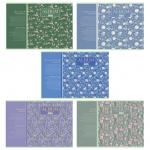 Альбом д/рис. А4 40л., скоба, матовая ламинация, HATBER, 205х290мм, Charming garden (5 видов),40А4лВ