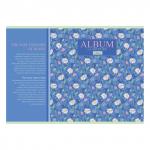 Альбом д/рис. А4 40л., скоба, матовая ламинация, HATBER, 205х290мм, Charming garden (5 видов),40А4лВ