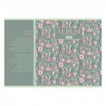 Альбом д/рис. А4 40л., скоба, матовая ламинация, HATBER, 205х290мм, Charming garden (5 видов),40А4лВ