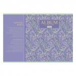 Альбом д/рис. А4 40л., скоба, матовая ламинация, HATBER, 205х290мм, Charming garden (5 видов),40А4лВ