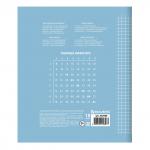 Тетрадь 18л. BRAUBERG ЭКО "5-КА", клетка, обложка плотная мелованная бумага, СИНЯЯ, 402988