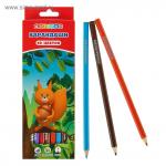 Карандаши 18 цв."Цветик" шестигран., 2М-4М, заточ.