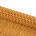 Бамбуковая рулонная штора "Кабуки", светлый дуб                             (u-7006-gr)