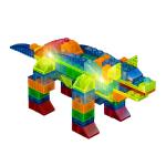 99012   Светящийся конструктор Crystaland ЖИВОТНЫЕ 6 в 1, (99 дет. +2 светящ эл-та.)1/24