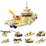 8004 Конструкторы ГУДИ. Совместимые с  ЛЕГО. ВОЕННАЯ ТЕХНИКА MINI  в ассорт 40-48 дет  1/8/240